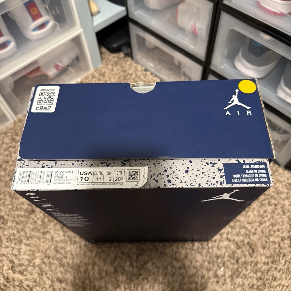 🔥Air Jordan 6 “Midnight Navy” - Slightly Used, Great Condition 🔥